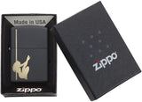 Zippo Sexy Pole Girl Black Matte 24892