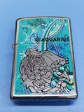 Zippo Zodiac Aquarius High Polish Chrome 24929