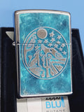 Zippo Southwest Wolf High Polish Chrome 24941