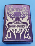 Zippo 24954 harley-davidson logo purple Tribal abyss 24954