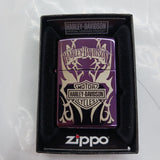 Zippo 24954 harley-davidson logo purple Tribal abyss 24954