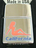 Zippo California Girl Pocket Lighter 250-59901