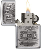 Zippo Jim Beam Pewter Emblem High Polish Chrome 250JB.928