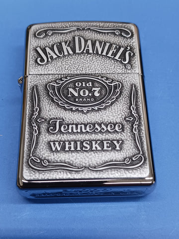 Zippo Jack Daniels Pewter Emblem High Polish Chrome 250JD.427