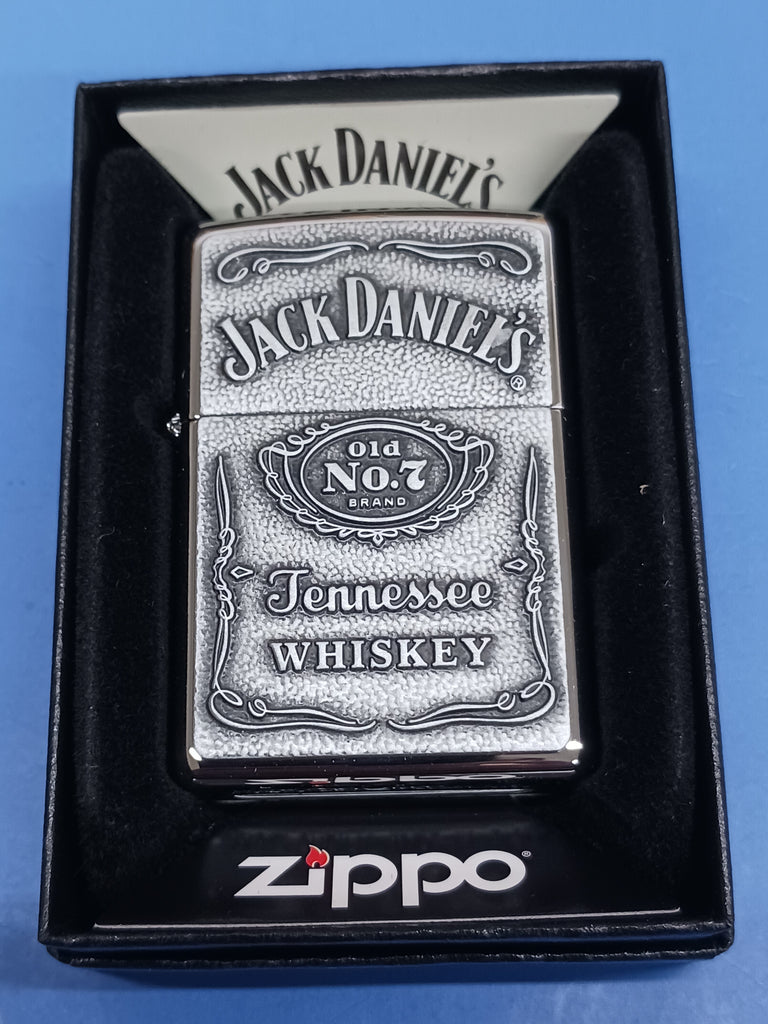 Zippo Jack Daniels Pewter Emblem 250JD.427 - Free Shipping - Real