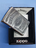 Zippo Jack Daniels Pewter Emblem High Polish Chrome 250JD.427
