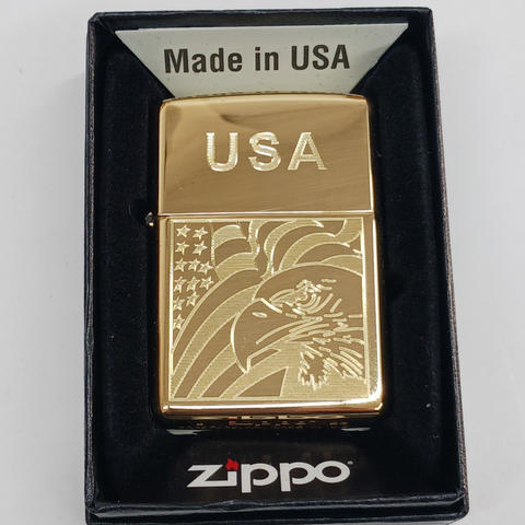 ZIPPO 254B Eagle Flag USA 254B-74734