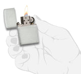 Zippo Armor Sterling Silver Brushed Finish 27
