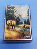 Zippo Linda Picken Elk Street Chrome 28008