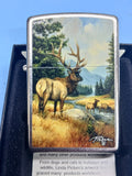 Zippo Linda Picken Elk Street Chrome 28008