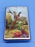 Zippo Linda Picken Pheasant Red Barn Street Chrome 28010