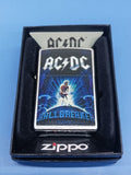 Zippo ACDC Ballbreaker Brushed Chrome 28020
