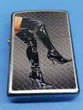Zippo Sexy Legs in Boots Street Chrome 28055