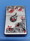 Zippo Stars Plane Brushed Chrome 28056