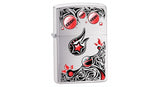 Zippo Stars Plane Brushed Chrome 28056