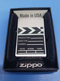 Zippo Movie Take Brushed Chrome 28064