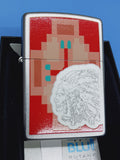 Zippo Indian Chief Satin Chrome 28068