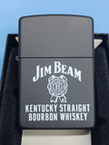 Zippo Jim Beam Black Matte Lighter 28072