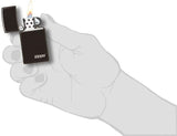 Zippo Slim Ebony with Logo 28123ZL
