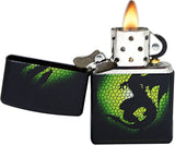 Zippo BS Triptych Dragon 3 Black Matte 28135