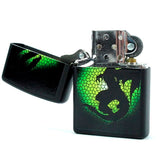 Zippo BS Triptych Dragon 3 Black Matte 28135