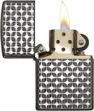 Zippo Armor Engine Turn Star HP Black Ice 28186