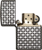 Zippo Armor Engine Turn Star HP Black Ice 28186