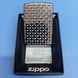 Zippo Armor Engine Turn Star HP Black Ice 28186