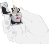 Zippo Sexy Girl in Sunglasses High Polish Chrome 28274