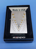 Zippo Flag Satin Chrome 28277