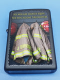 Zippo Black Matte Fireman Coat 28316