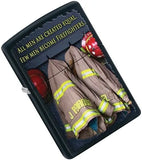 Zippo Black Matte Fireman Coat 28316