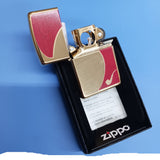 Zippo Pipe Red High Polish Brass Lighter 28322