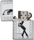 Zippo Sexy Pole Dancer High Polish Chrome 28448