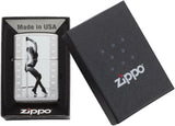 Zippo Sexy Pole Dancer High Polish Chrome 28448