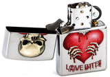 Zippo Love Bites Street Chrome 28464