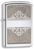 Zippo Filigree Engravable High Polish Chrome 28467
