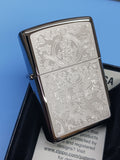 Zippo Oriental Abstract Black Ice 28469