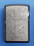 Zippo Oriental Abstract Black Ice 28469