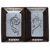 Zippo Heart Combo His and Her Lighter Set 28477
