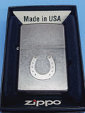 Zippo Horseshoe Gray Dusk 28498