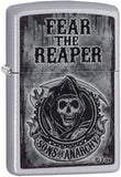 Zippo Sons of Anarchy Fear the Reaper Satin Chrome 28502