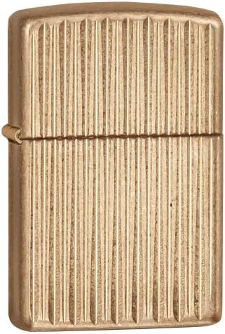 Zippo Armor Engine Turn Tumbled Brass 28638