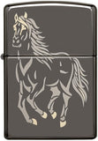 Zippo Running Stallion Black Ice 28645
