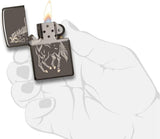 Zippo Running Stallion Black Ice 28645