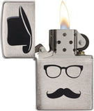 Zippo Invisible Man Brushed Chrome 28648