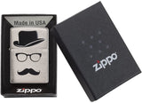Zippo Invisible Man Brushed Chrome 28648
