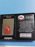 Zippo Windy Girl 2013 Collectible of the Year Brushed Chrome 28729