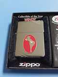 Zippo Windy Girl 2013 Collectible of the Year Brushed Chrome 28729