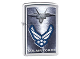 Zippo U.S. Air Force Fighter Jet Wings High Polish Chrome 28748